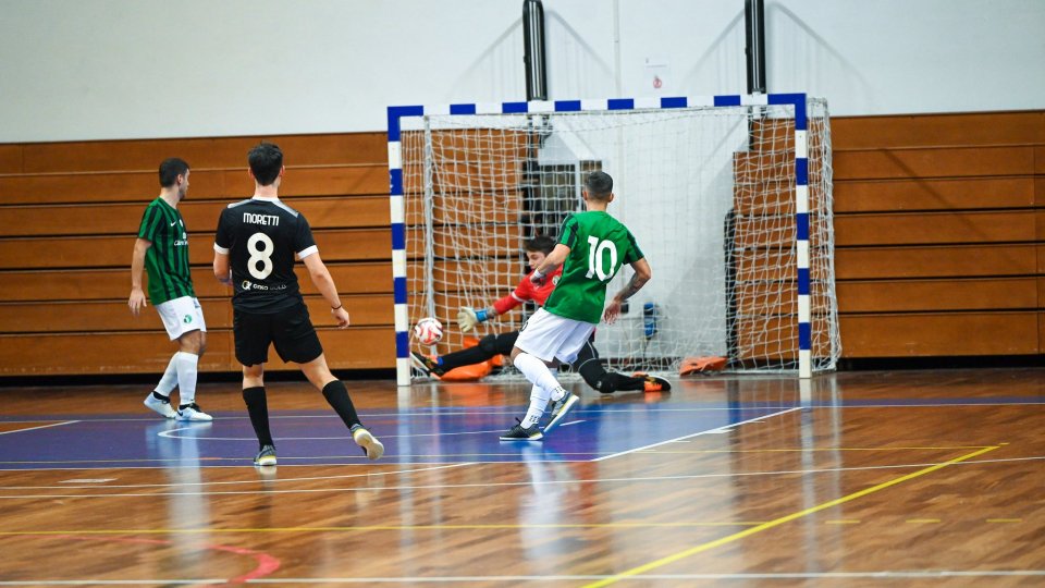 Il Murata vince il big-match di giornata contro la Virtus nel Campionato Sammarinese di futsal (Foto: FSGC)