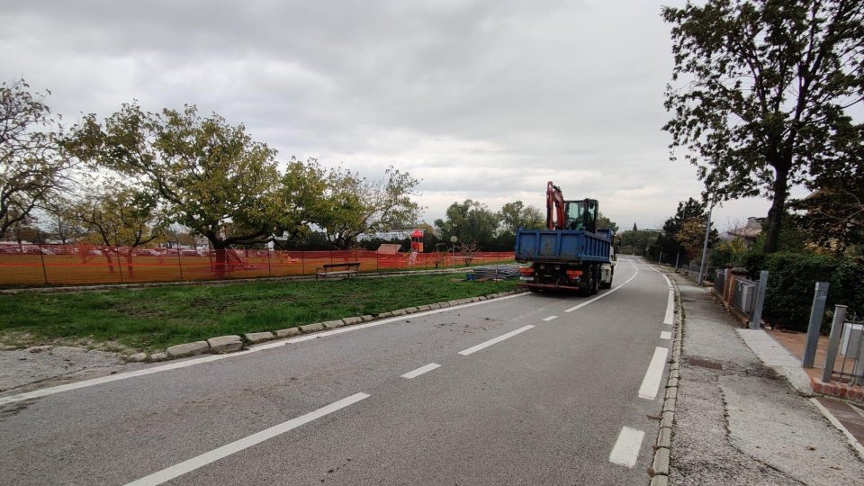 Tavolucci: partiti i lavori per nuovi parcheggi su via Calintufo