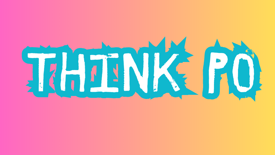 "Think Po", l'arte di pensare in modo provocatorio