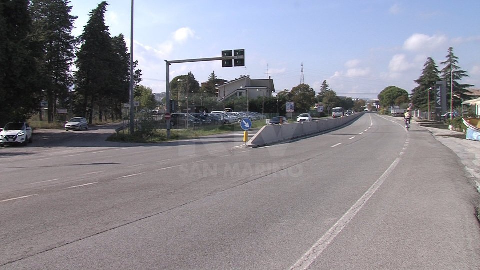 Superstrada Rimini San Marino. Immagine di repertorio