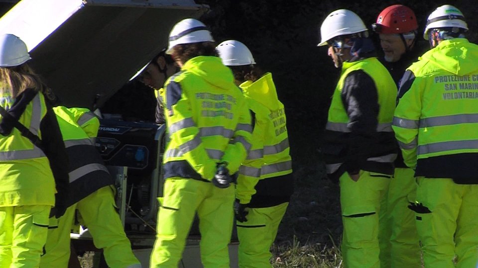 Nel servizio le interviste a Valentina Ugolini (Protezione Civile San Marino) e Pier Marino Bedetti (presidente Unione Volontari Protezione Civile San Marino)