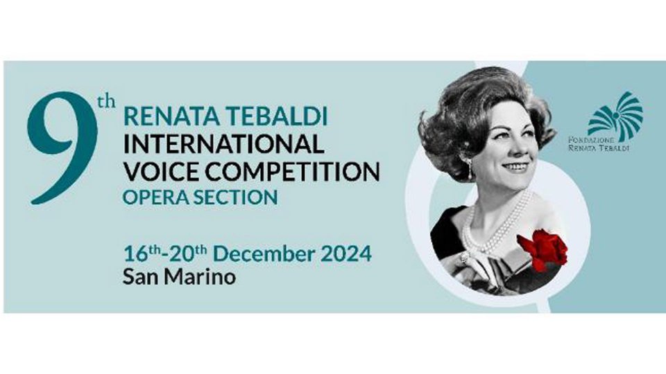 Renata Tebaldi International Voice Competition Opera Section 2024. Selezionati i quaranta concorrenti che accederanno alle eliminatorie a San Marino