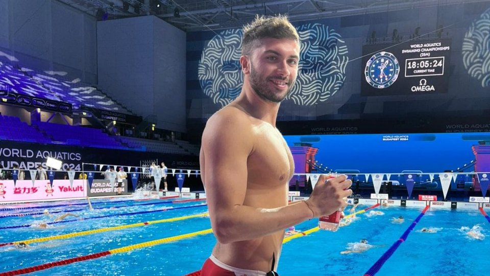 Mondiali Budapest: record sammarinese per Giacomo Casadei