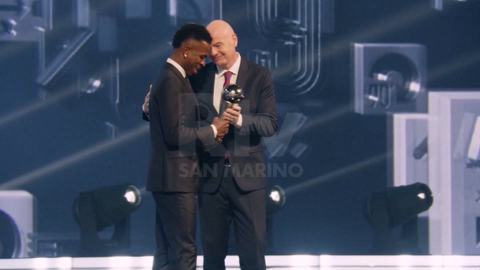 Vinicius Junior è il miglior calciatore dell'anno