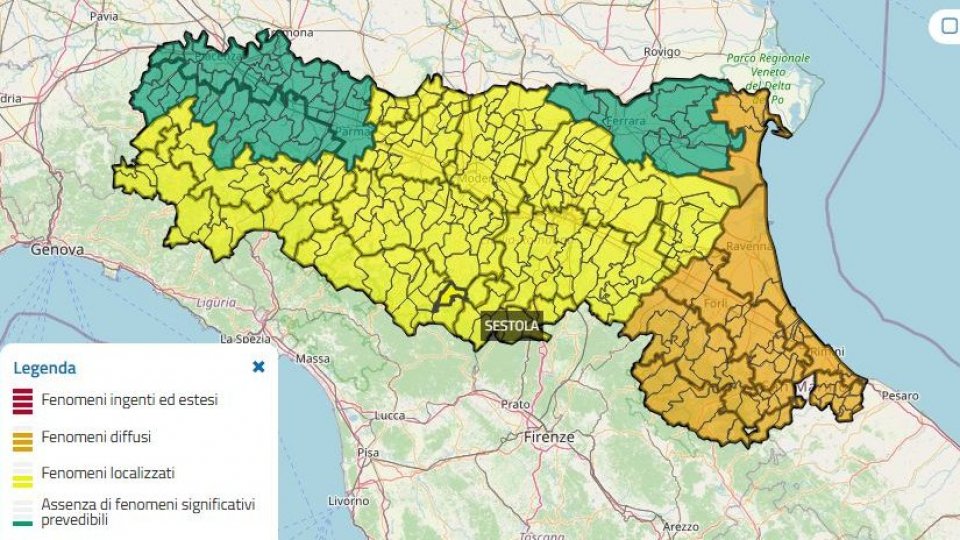 Meteo: arriva il brutto tempo in romagna con vento forte