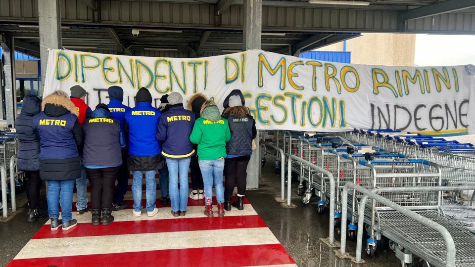 Sciopero di Natale alla metro di Rimini