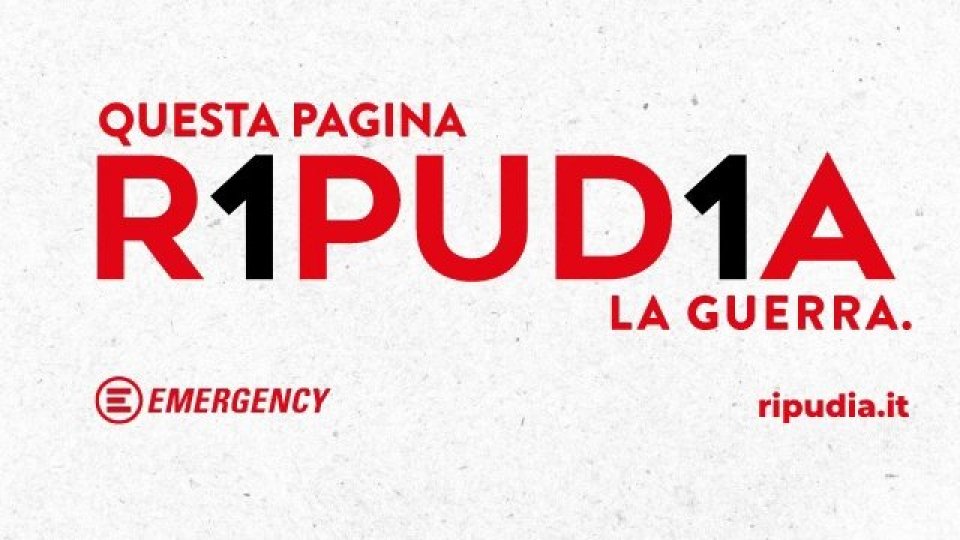 Il comune di Rimini aderisce alla campagna “R1PUD1A” di Emergency