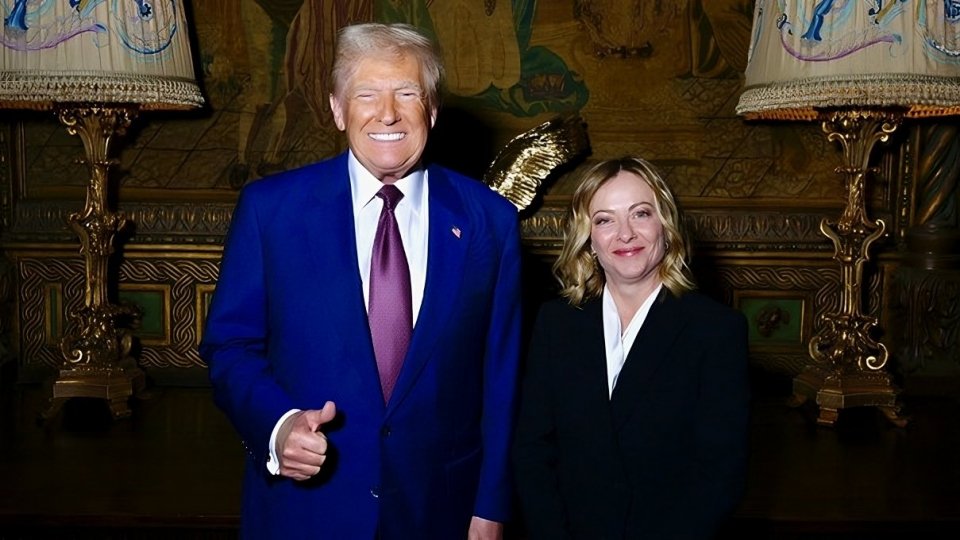 Donald Trump e Giorgia Meloni (foto X)