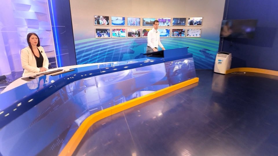 Lo studio di San Marino RTV