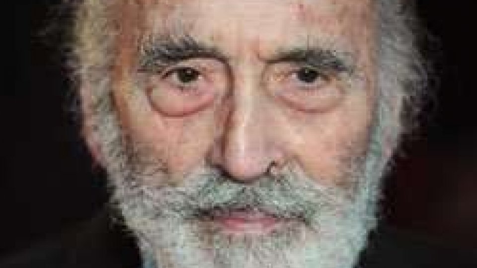 l'attore Christopher Lee
