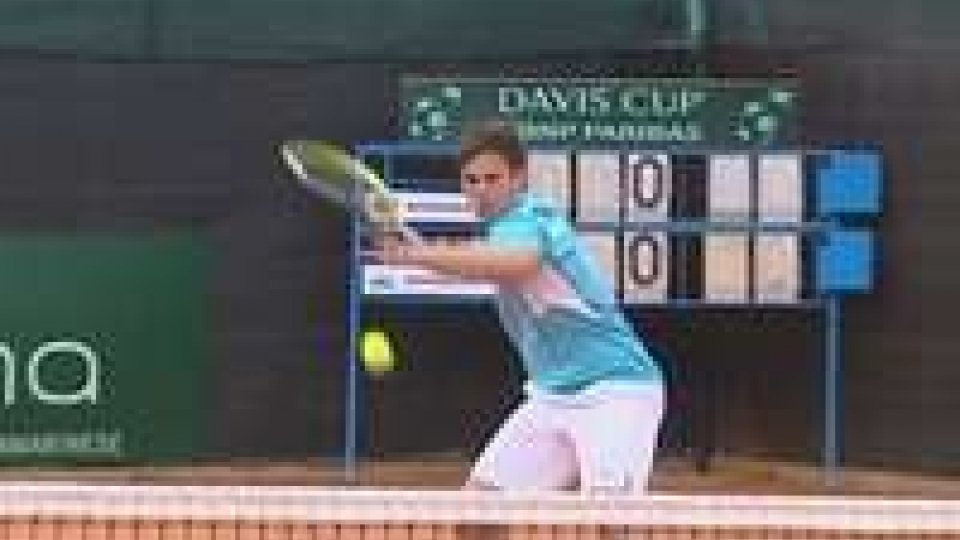 Coppa Davis: De Rossi batte Rogan in due set