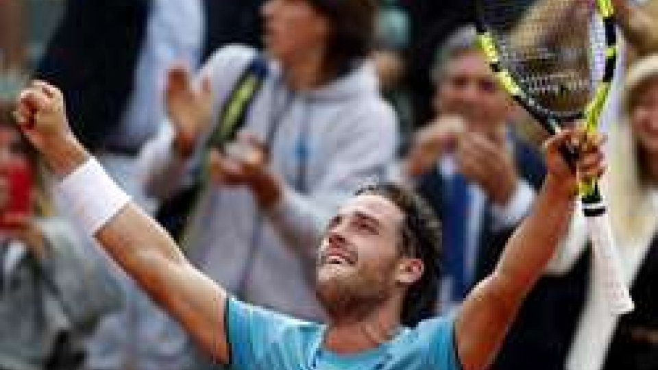 Roland Garros: Cecchinato va in semifinale, oggi le sfide Nadal-Schwartzman e Cilic- Del Potro