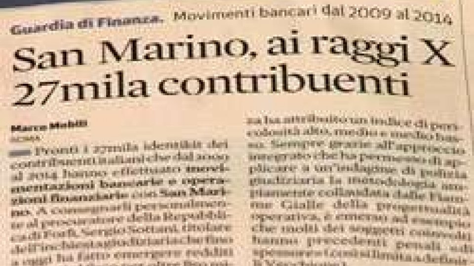 San Marino ai raggi X della stampa italiana