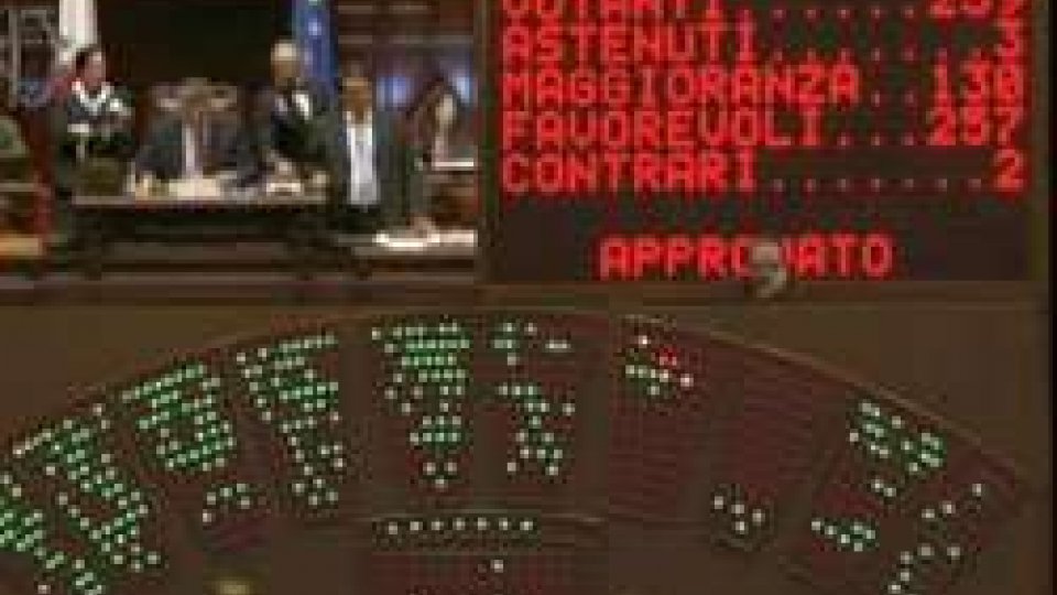 La Camera ha ratificato l'accordo in materia radio televisiva