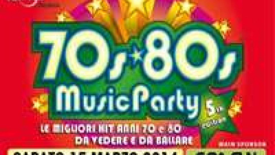 Al Multieventi Sport Domus di Serravalle il 70s-80s Music Party