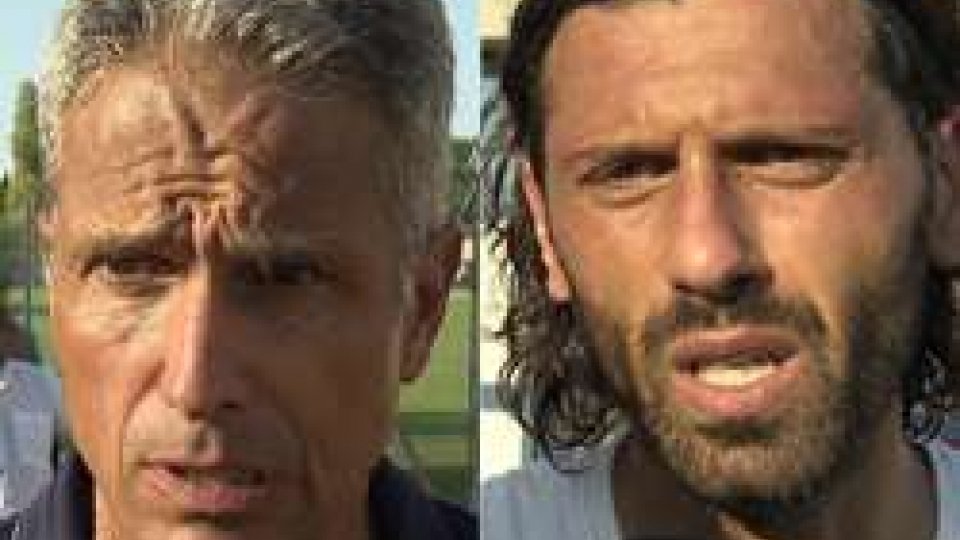 Liborio Zuppardo e Andrea OrecchiaVis Pesaro - San Marino 5-1: le interviste del dopo partita