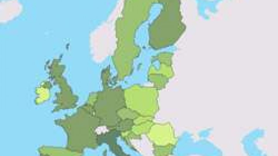 Cartina della crescitaCrescita: Malta paese leader in Ue, Italia maglia nera