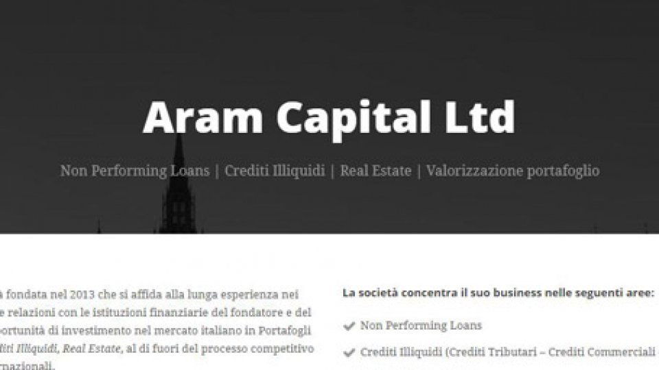 Sito Aram CapitalCarisp: settima perizia passa ad Aram Capital Ltd, slitta intanto di qualche giorno la scadenza per la deliberazione