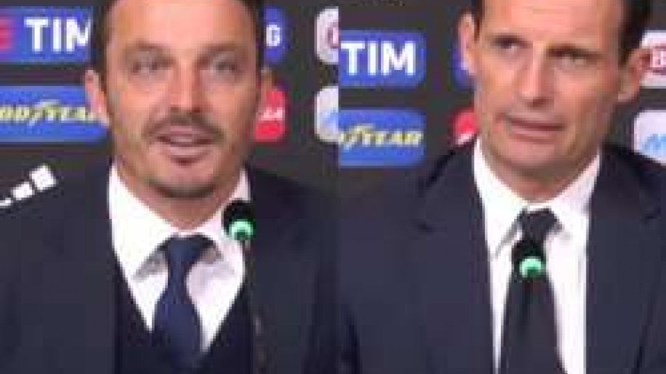 Massimo Oddo e Massimiliano AllegriJuventus - Pescara 3-0, i commenti di Oddo e Allegri