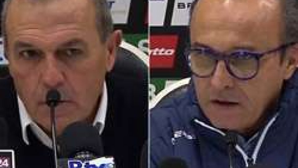 Castori e MarinoSerie B: al Cesena il posticipo con il Brescia. Gli allenatori