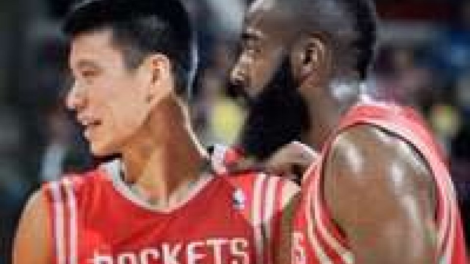 Jeremy Lin e James Harden: 66 punti sono arrivati dalle loro mani