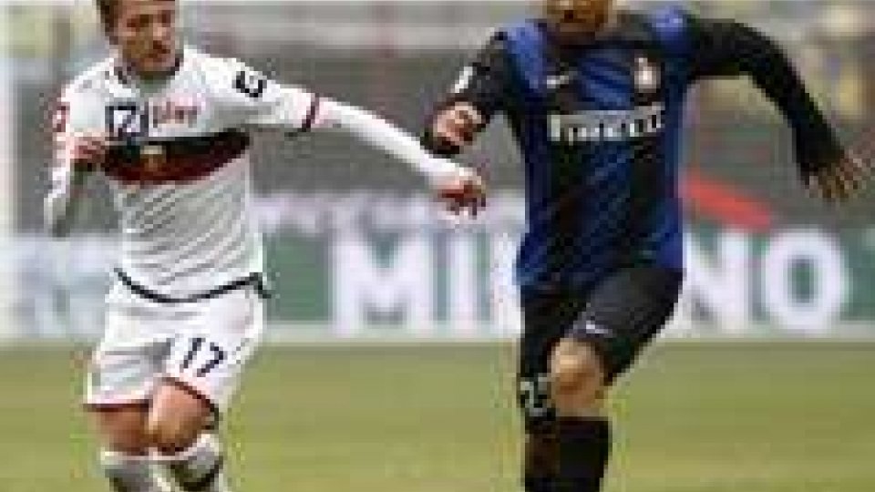 L'Inter impatta 1-1 con il Genoa: Juve a +9