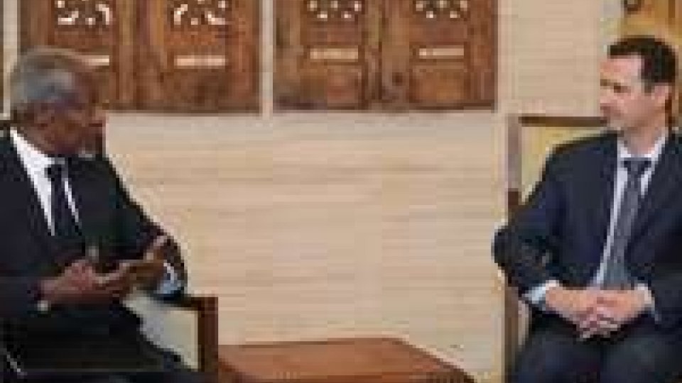 Siria: Bashar Al-Assad e Kofi Annan