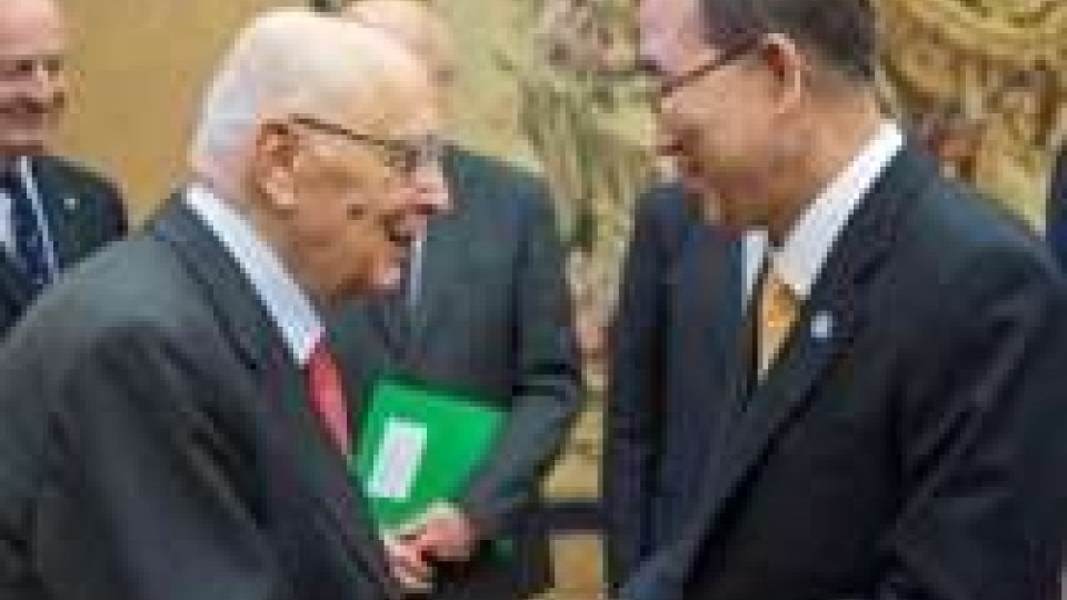 Ban Ki-Moon sul caso Marò a colloquio con Napolitano