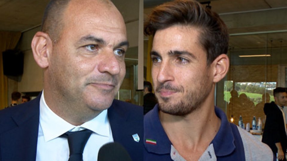 Christian Forcellini e Luca CramarossaBeach Tennis Master Cup, Forcellini: "A San Marino i migliori giocatori del mondo". Il n.1 Cramarossa: "È un onore essere qui"