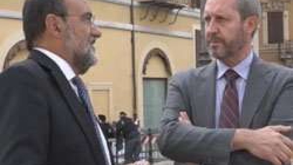 Carlo Romeo e Benedetto Della VedovaAccordo radiotv, Della Vedova: "Ora partnership rinnovata con l'Italia"