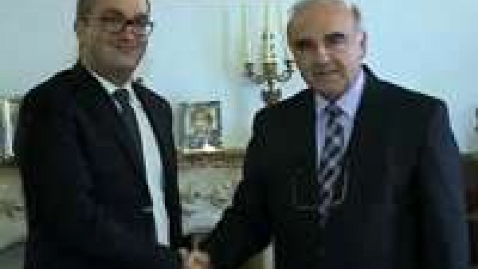 Collaborazione televisiva: il Segretario Fiorini ricevuto dal Ministro maltese Vella
