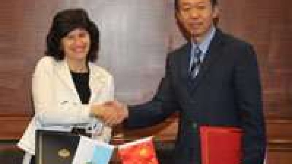 Il Segretario Mularoni a Pechino incontra il ministro degli esteri Yang Jechi