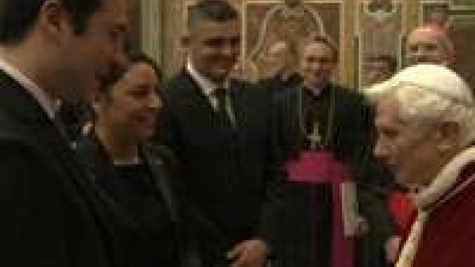 I Capitani Reggenti con Papa RatzingerSan Marino: i fatti salienti da gennaio a giugno 2013
