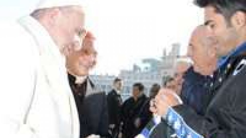 La Samp in visita al Papa prima della sfida con la Roma