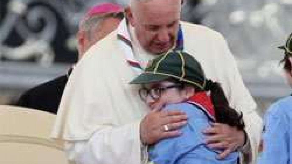 Papa Francesco ai giovani dell'Agesci: "Non alzate muri. Portate avanti i vostri valori"