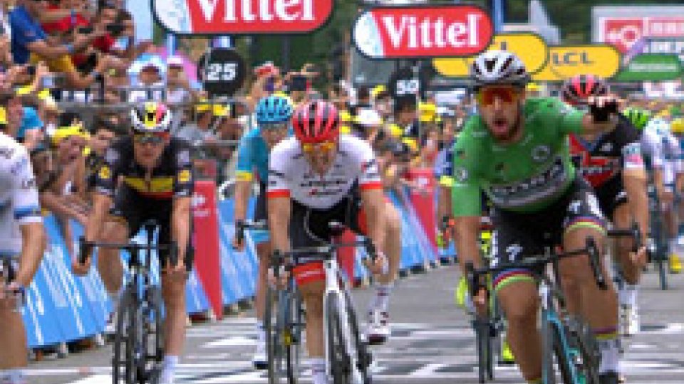 Tour de France: Sagan fa la voce grossa in volata