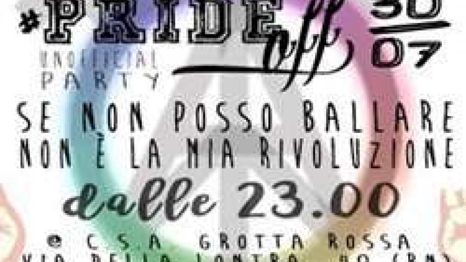 PRIDEOFF:  l'unofficial party del Rimini Summer Pride