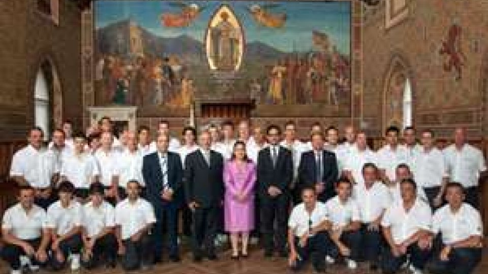 San Marino - Dai Reggenti la delegazione di pesca che andrà ai Giochi Mondiali in Italia