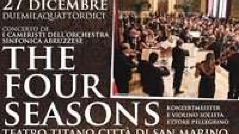 "The four season": I Cameristi dell’Orchestra Sinfonica Abruzzese, per il Natale del Titano