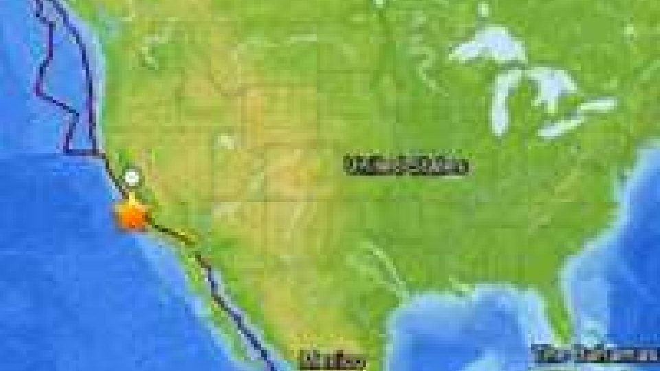 Terremoti: Usa,scossa magnitudo 6.9 a largo California