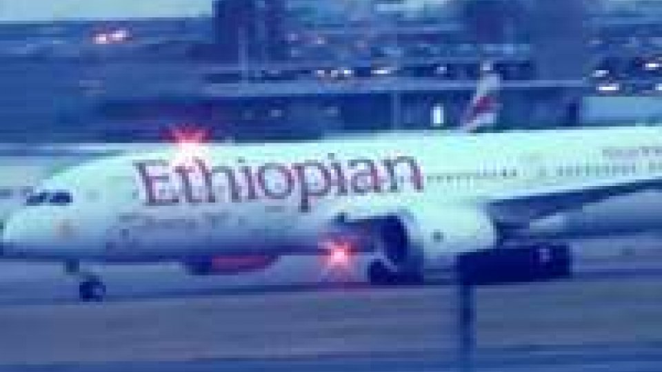 Dirottato aereo Addis Abeba-Roma