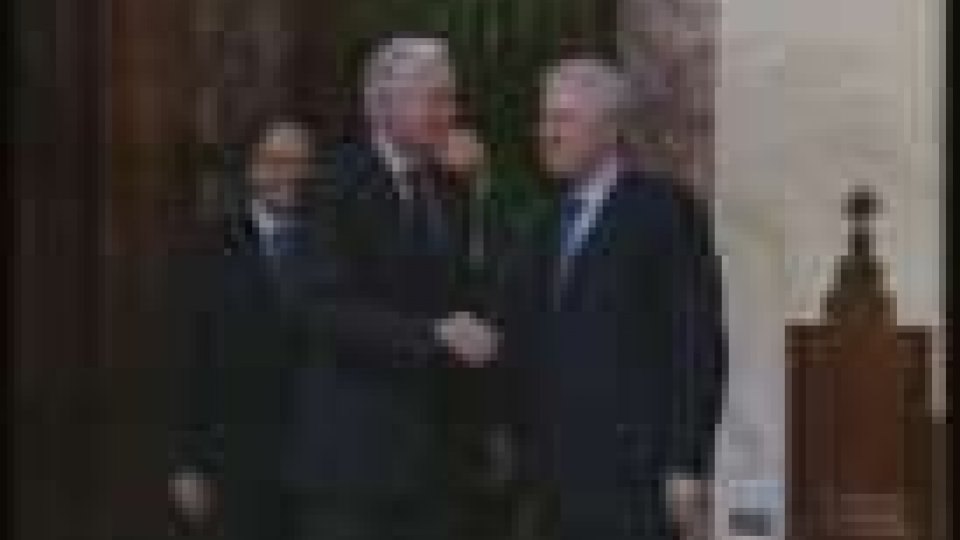 Mario Monti ha incontrato a Roma i commissari Ue Barnier e Rehn
