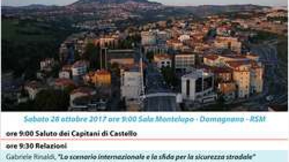 Convegno sicurezza e criticità nella Repubblica di San Marino 28 ottobre ore 9
