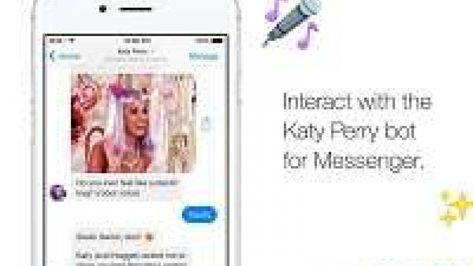 Katy Perry ha un 'bot' su Facebook