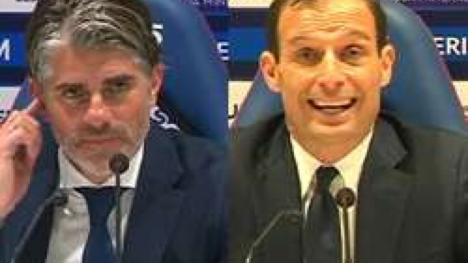Lopez e Allegri   La Juve vince a Cagliari tra le polemiche
