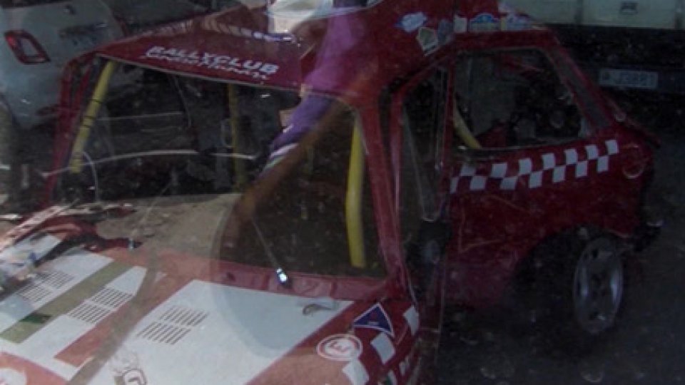 L'auto del pilotaGiudiziaria: aperto il processo per la morte di Alessandro Pepe durante il Rally Rose'n Bowl