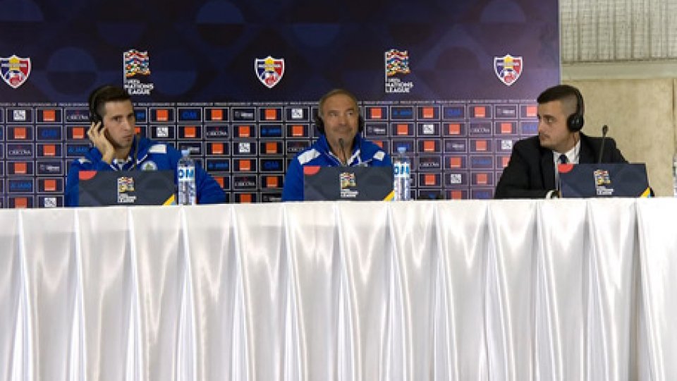 La conferenza stampaSan Marino torna in campo contro la Moldavia