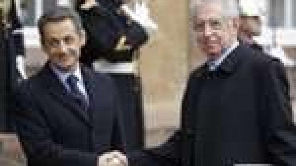 Incontro Monti - Sarkozy
