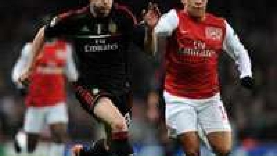 Champions: Il Milan rischia a Londra, ma all'Arsenal non basta il 3-0