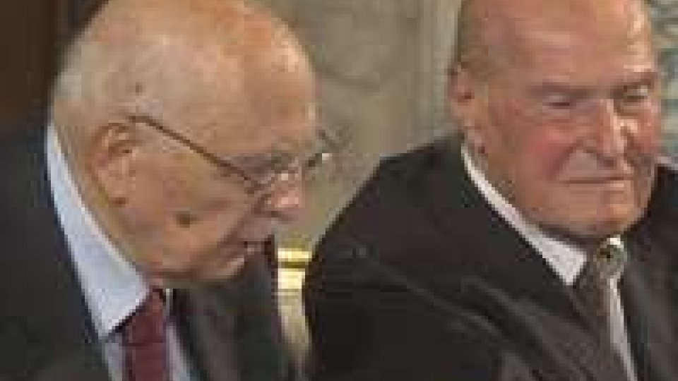 La commozione del presidente Napolitano per la nomina di Fabiola Gianotti al CernLa commozione di  Napolitano per la nomina di Fabiola Gianotti al Cern